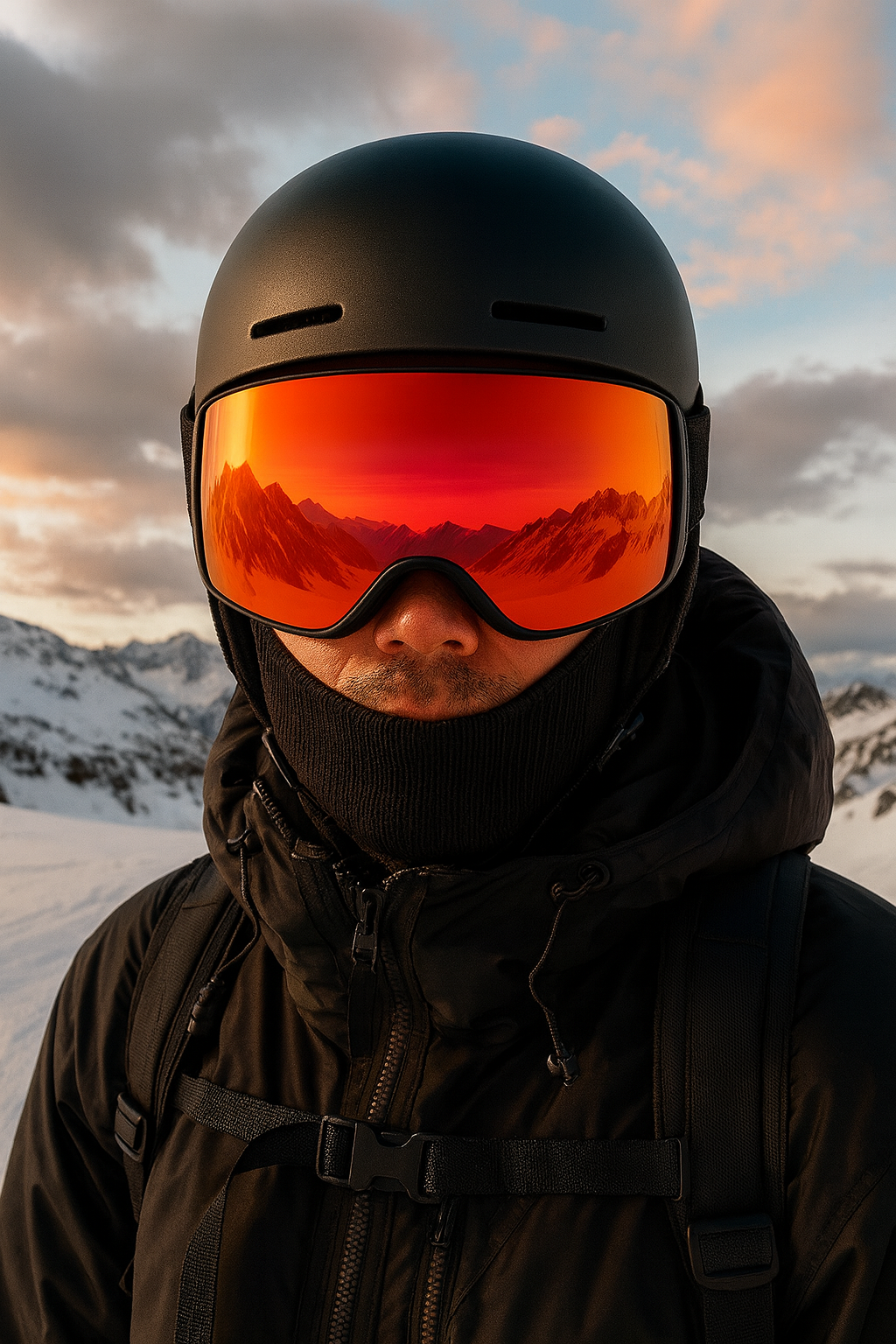 CrystalRide™ Goggles Inferno Red