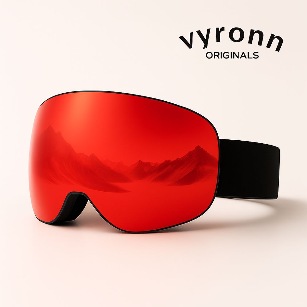 CrystalRide™ Goggles Inferno Red