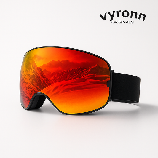 CrystalRide™ Goggles - Inferno Red