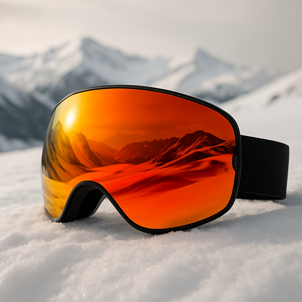 CrystalRide™ Goggles - Inferno Red