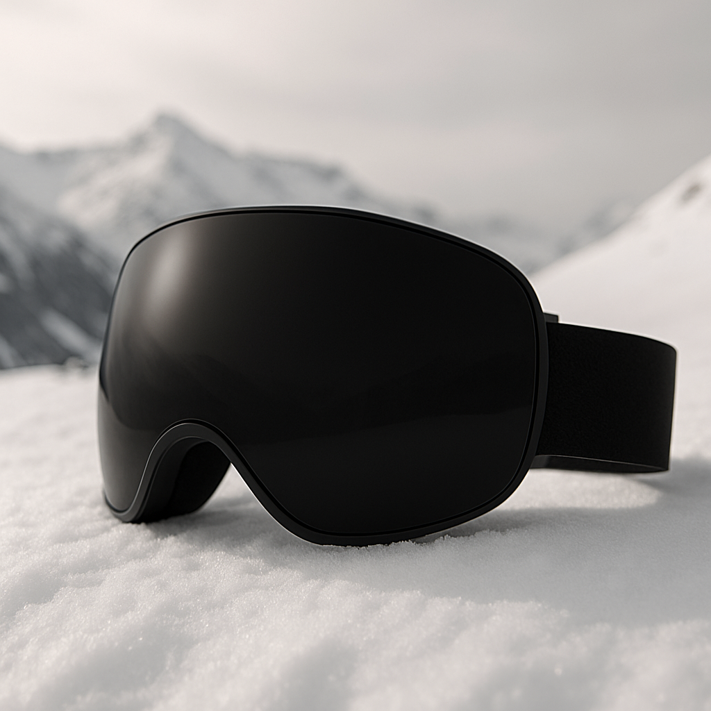 CrystalRide™ Goggles - Midnight Black
