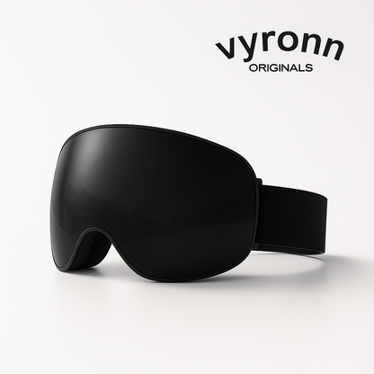 CrystalRide™ Goggles - Midnight Black