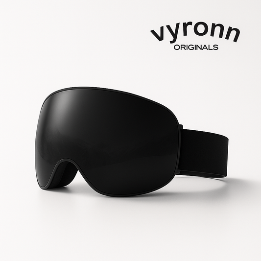 CrystalRide™ Goggles - Midnight Black