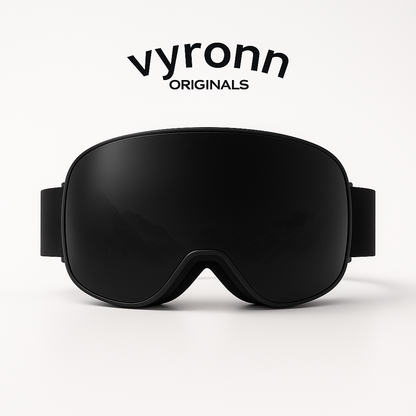 CrystalRide™ Goggles - Midnight Black